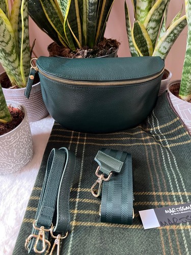 Gürteltasche aus echtem - , leder
