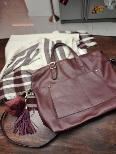 Mango schultertasche bordeaux - schultertasche,