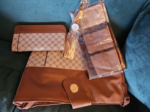 Modisches set aus handtasche - set,