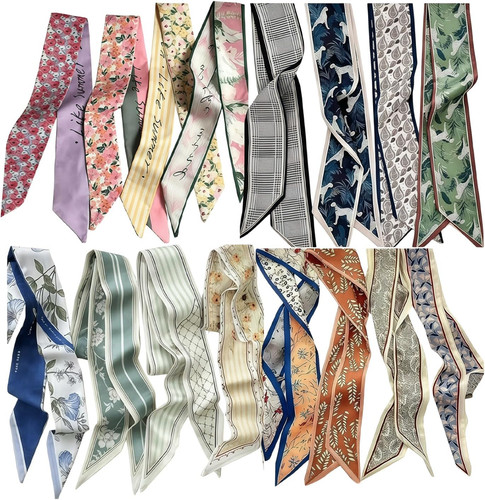 Satin schmaler schal - satin-schmaler,