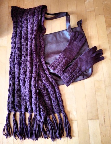 Damentasche/Handschuhe