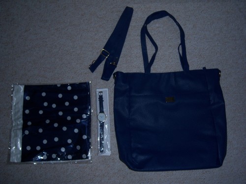 Neu tasche schal u uhr - , u.